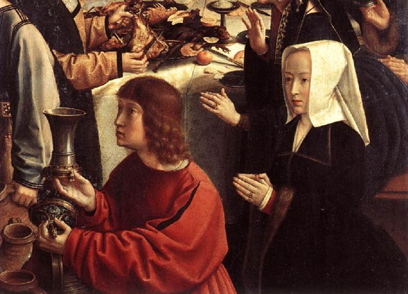 DAVID, Gerard The Marriage at Cana (detail) dfgw Germany oil painting art